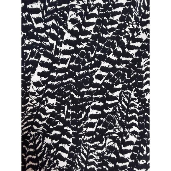 Lauren Ralph Lauren Women Sheath Dress Size 6 Black White 3/4 Sleeve Stretch New - Picture 8 of 12